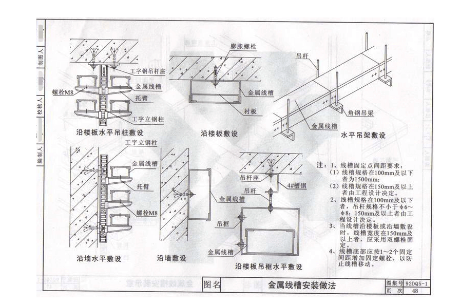 桥架敷设图