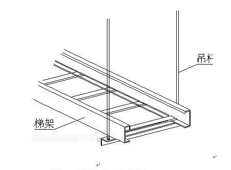 电缆桥架安装支架固定