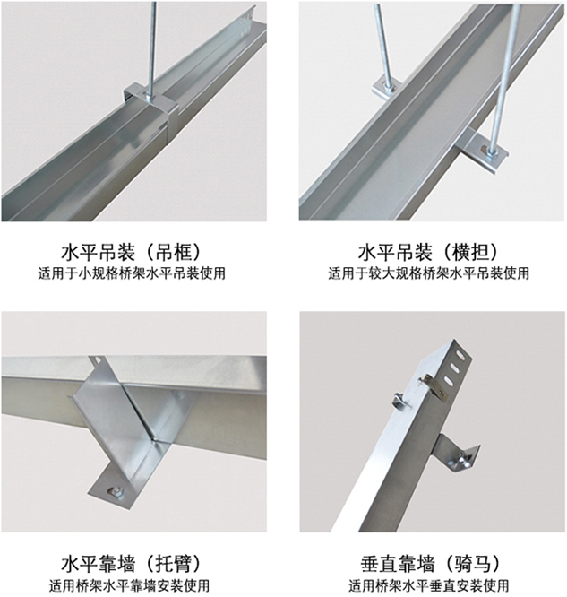 电缆桥架最常见的几种安装方式(图1)