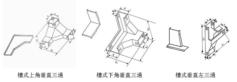 桥架三通图片